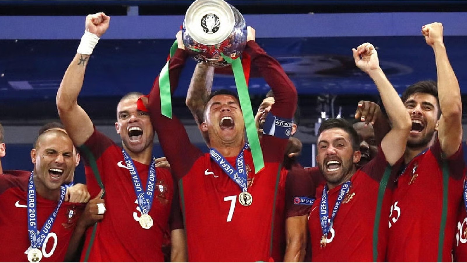 Portugal's 2016 Euros triumph is the pinnacle of Cristiano Ronaldo's international career. PHOTO: REUTERS FILE