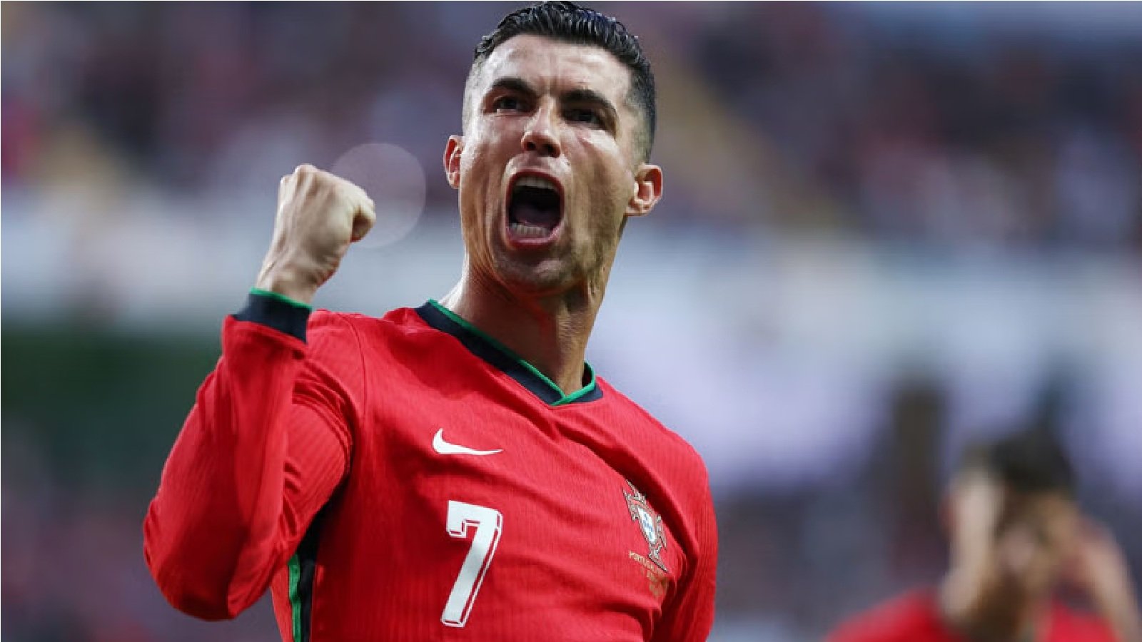 Portugal's forward Cristiano Ronaldo celebrates after scoring his side's third goal during the International friendly match against Ireland at the Municipal Stadium in Aveiro, on June 11, 2024, ahead of the UEFA Euro 2024 football tournament in Germany. PHOTO: REUTERS