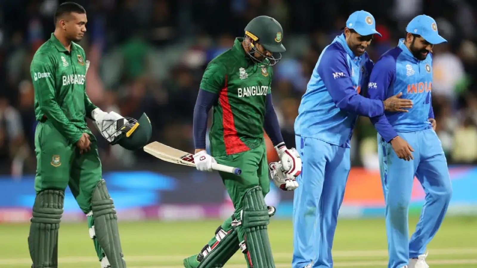 Bangladesh taste 50-run defeat to India in T20WC Super 8 clash