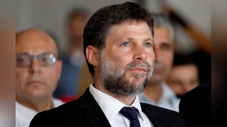 Israeli Finance Minister Bezalel Smotrich attends an inauguration event for Israel's new light rail line for the Tel Aviv metropolitan area, in Petah Tikva, Israel, August 17, 2023. REUTERS/Amir Cohen/File Photo/File Photo
